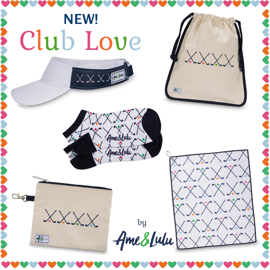 Ladies Club Love Golf Accessories from Ame & Lulu 